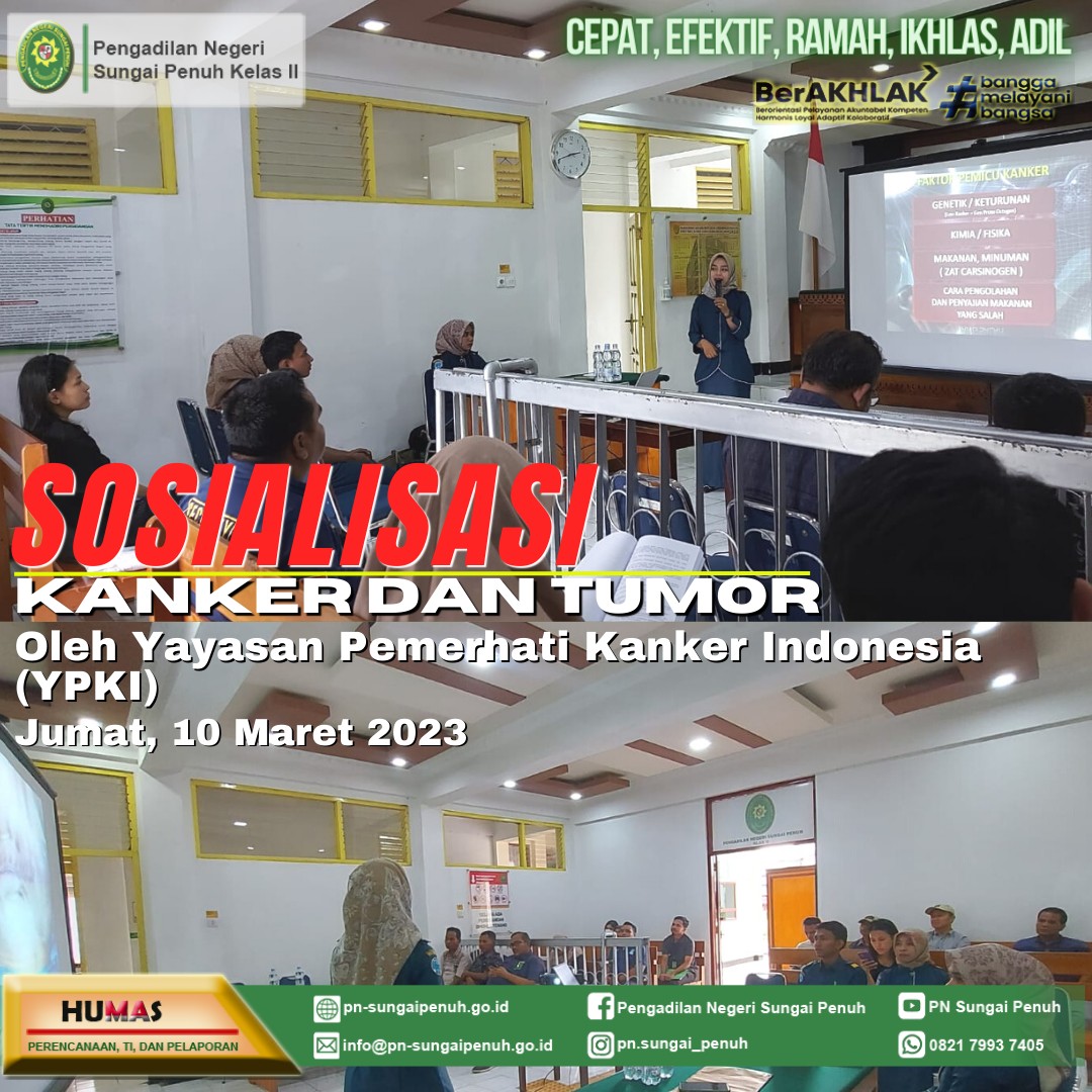 Sosialisasi Kanker dan Tumor